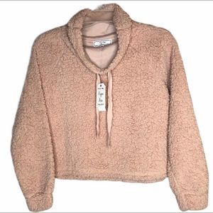 Hippie Rose fuzzy pullover